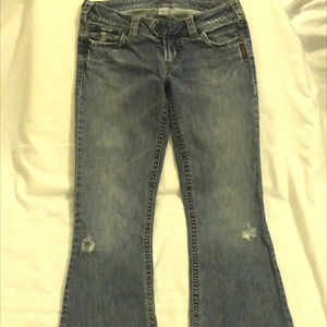 Womens Silver Jeans, Size 27/35, Bootcut